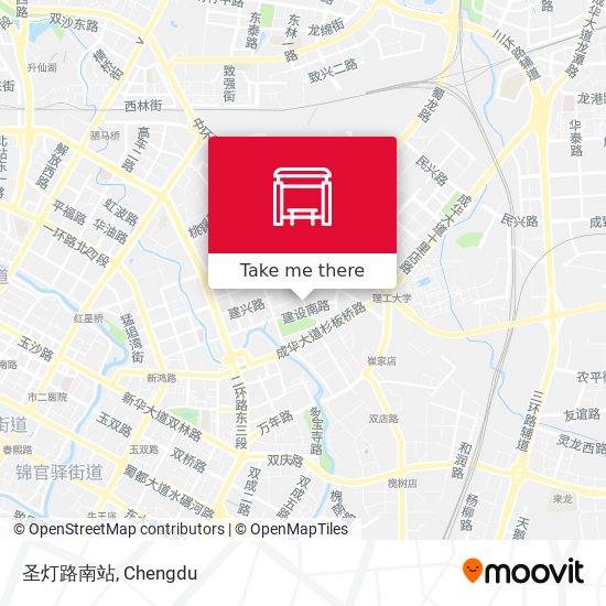 圣灯路南站 map