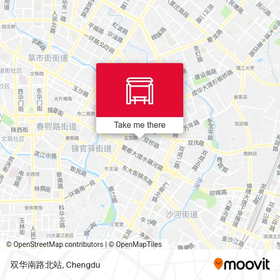 双华南路北站 map