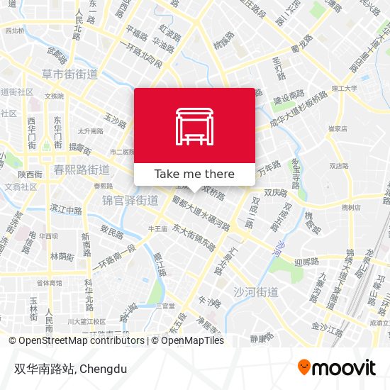 双华南路站 map