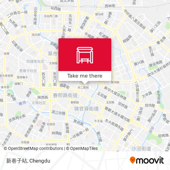 新巷子站 map