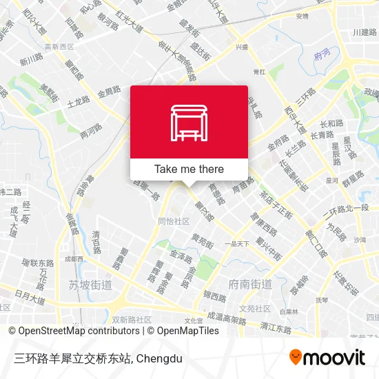 三环路羊犀立交桥东站 map