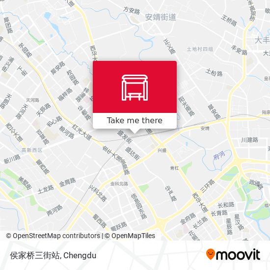侯家桥三街站 map