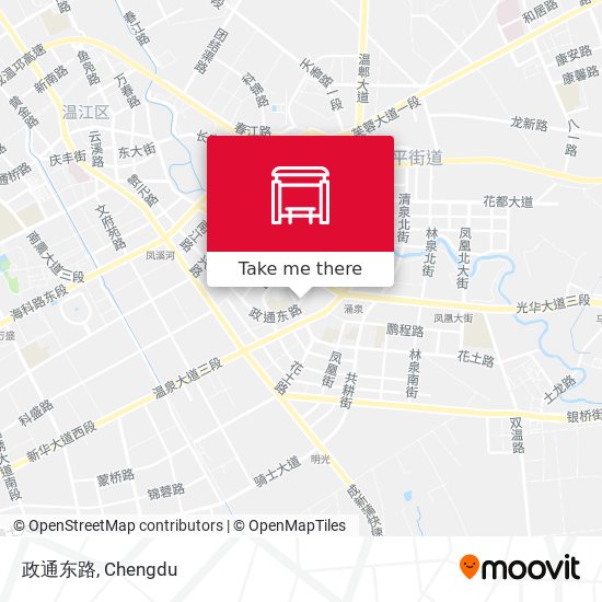 政通东路 map