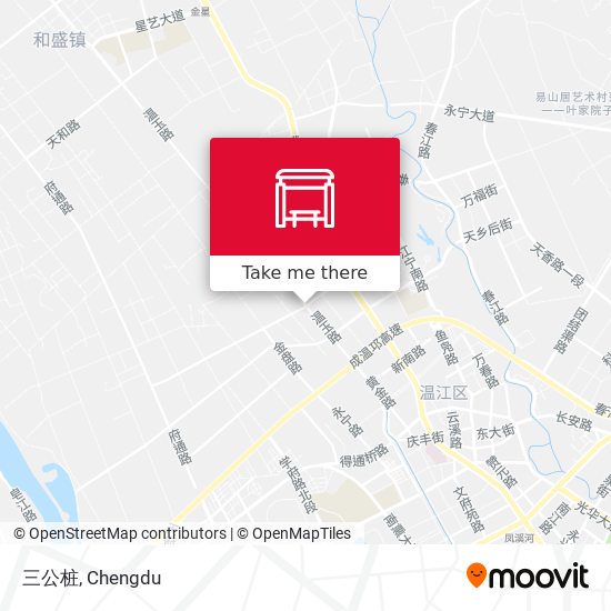 三公桩 map