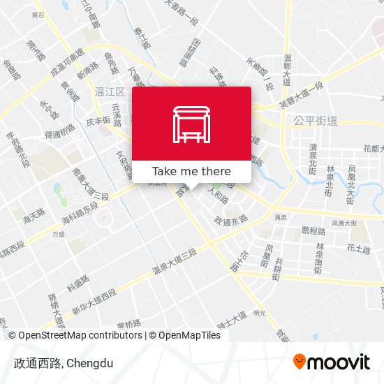 政通西路 map