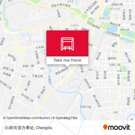 白家街道办事处 map