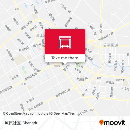 燎原社区 map