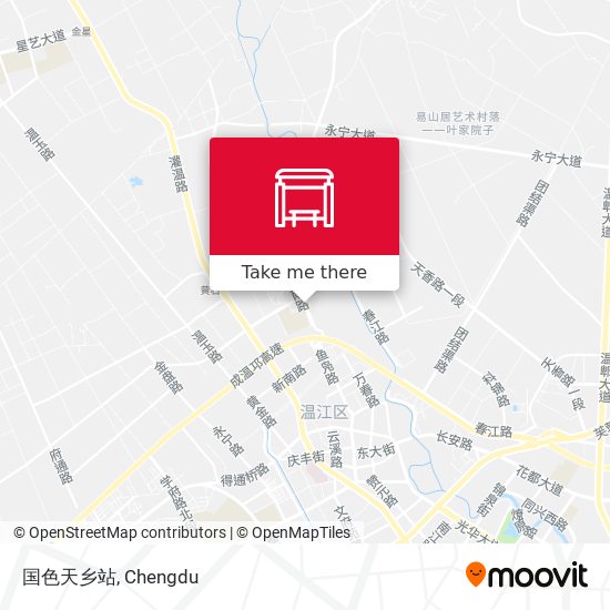 国色天乡站 map
