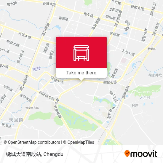 绕城大道南段站 map