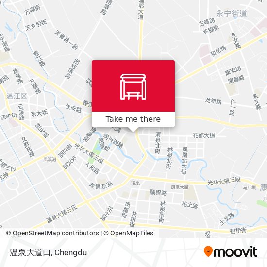 温泉大道口 map
