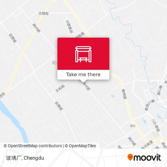 玻璃厂 map
