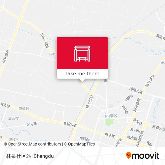 林泉社区站 map