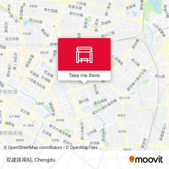 双建路南站 map