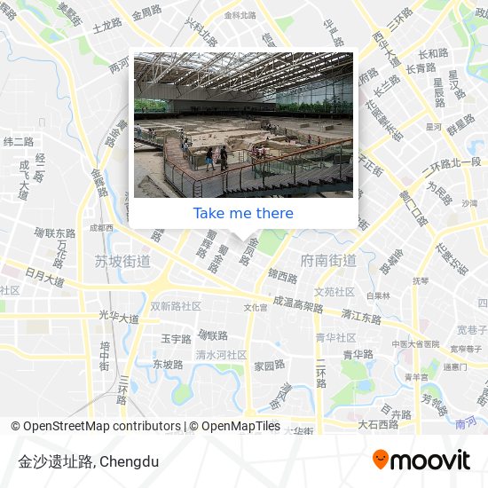 金沙遗址路 map