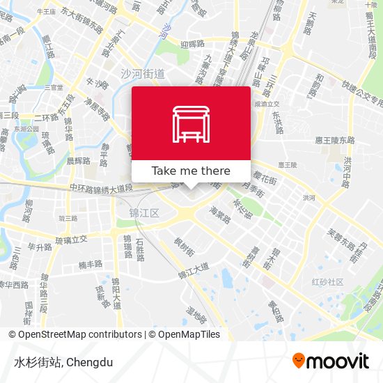 水杉街站 map