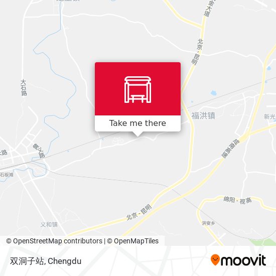 双洞子站 map