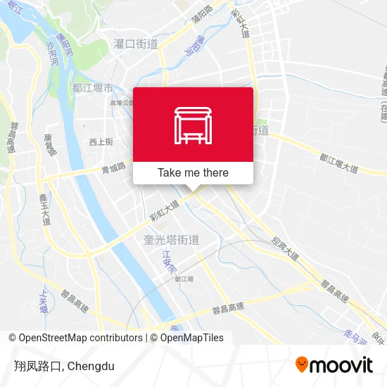 翔凤路口 map