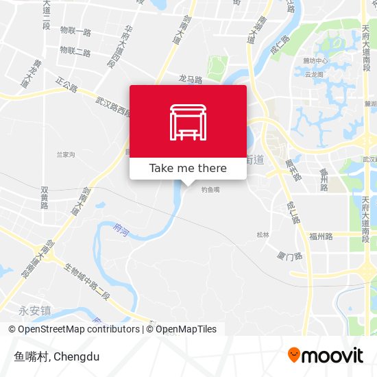 鱼嘴村 map