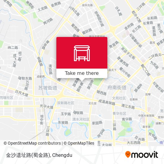 金沙遗址路(蜀金路) map