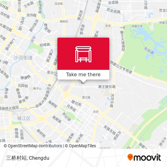 三桥村站 map