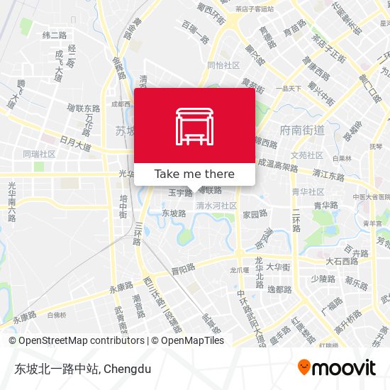 东坡北一路中站 map