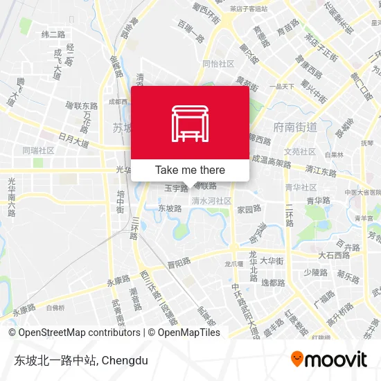 东坡北一路中站 map