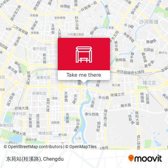 东苑站(桂溪路) map