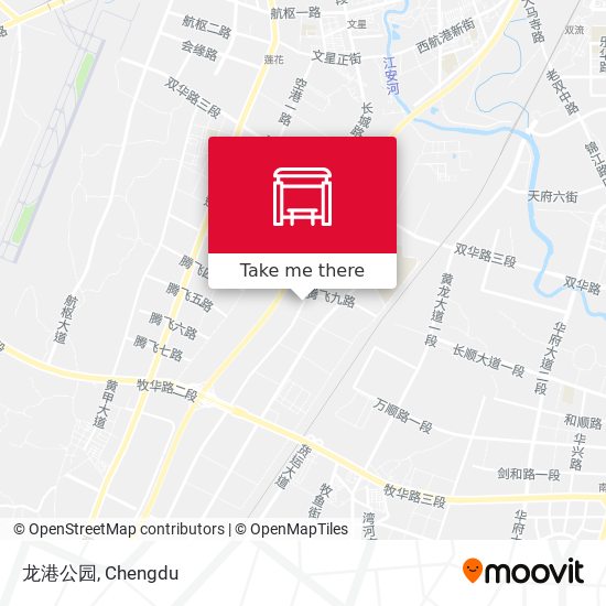 龙港公园 map