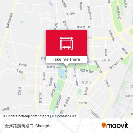 金河路航鹰路口 map