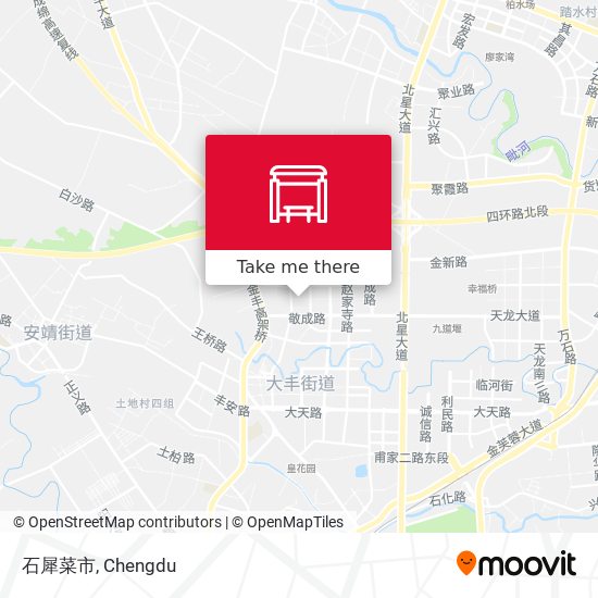 石犀菜市 map