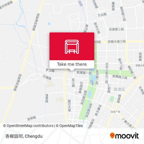 香榭园邻 map