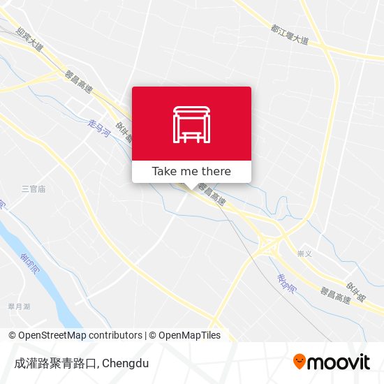 成灌路聚青路口 map