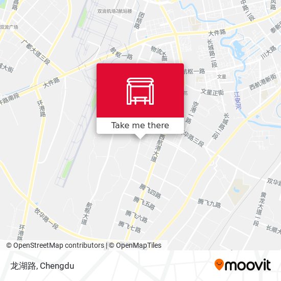 龙湖路 map