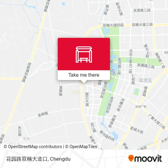 花园路双楠大道口 map