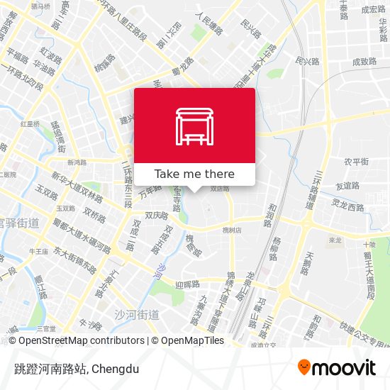 跳蹬河南路站 map