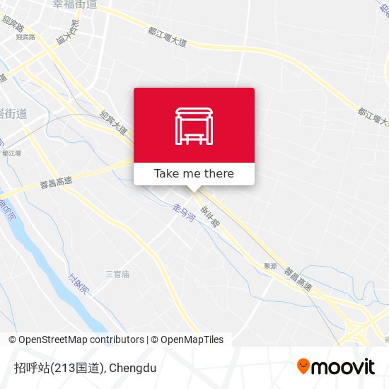 招呼站(213国道) map