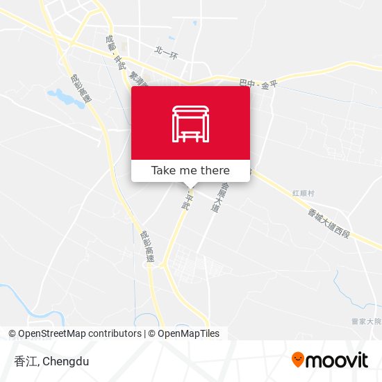 香江 map