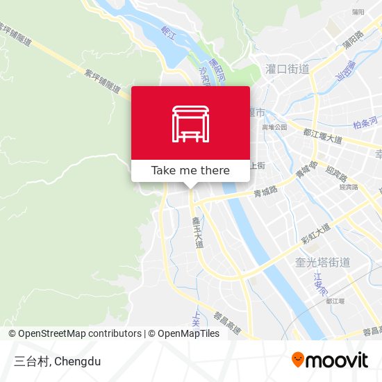 三台村 map