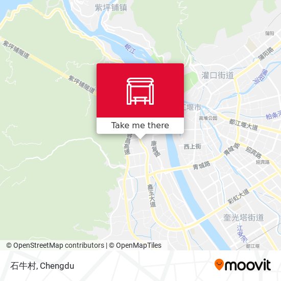 石牛村 map