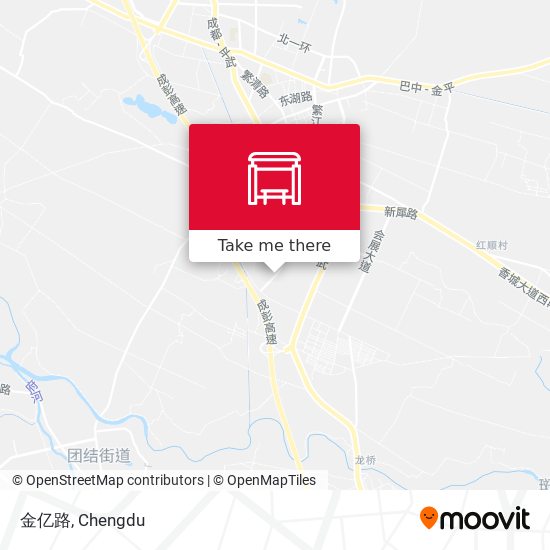 金亿路 map