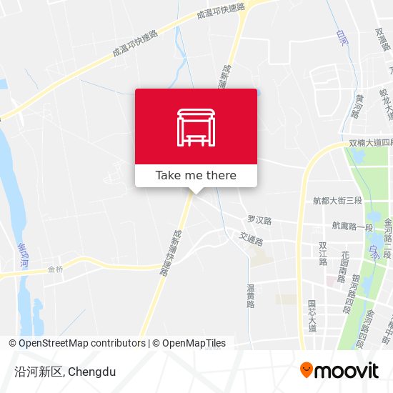 沿河新区 map