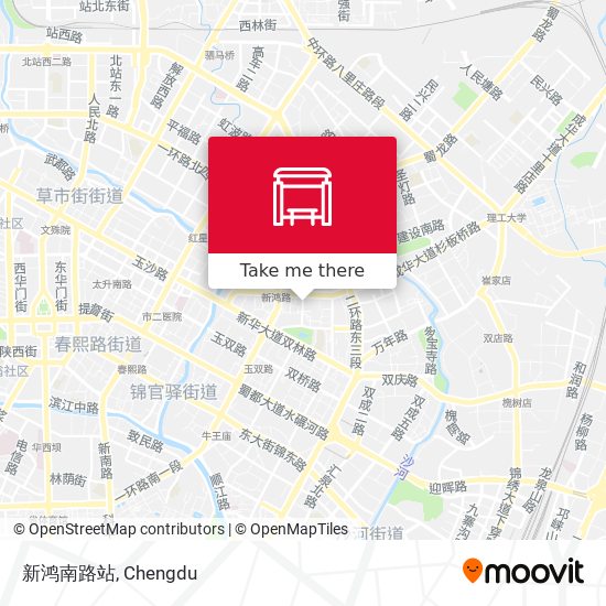 新鸿南路站 map