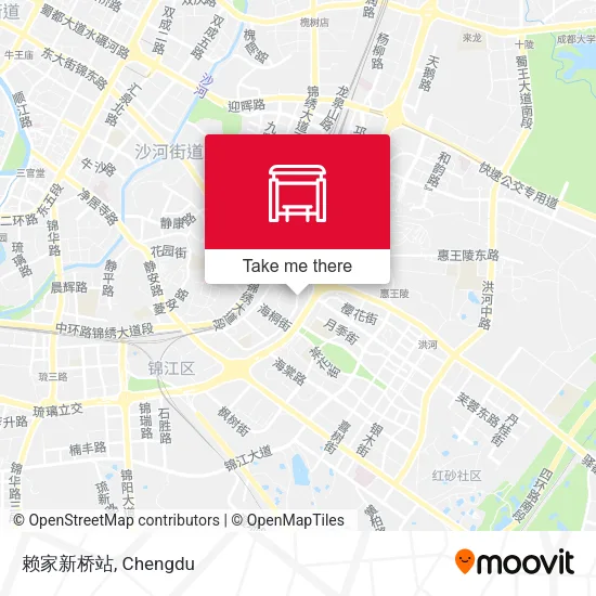 赖家新桥站 map