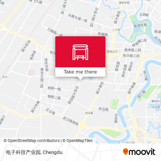 电子科技产业园 map