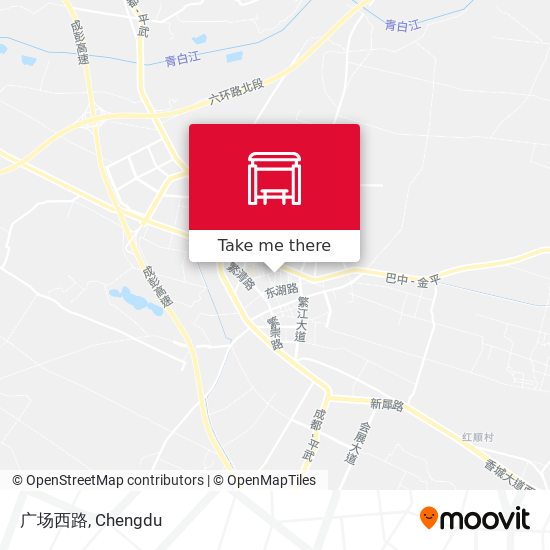 广场西路 map