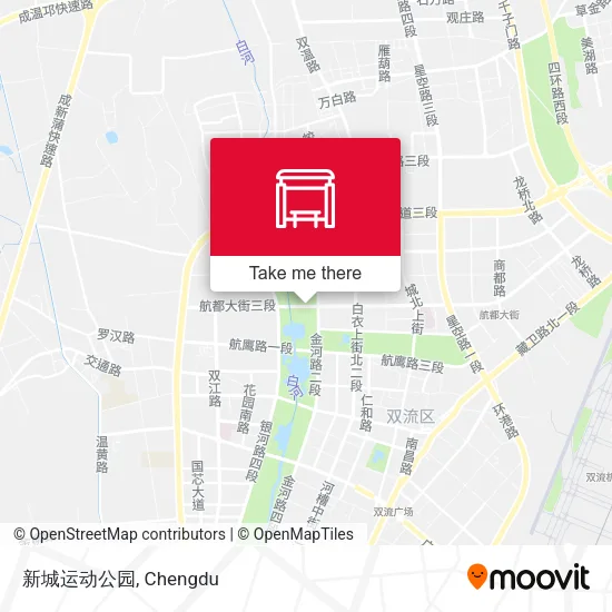 新城运动公园 map