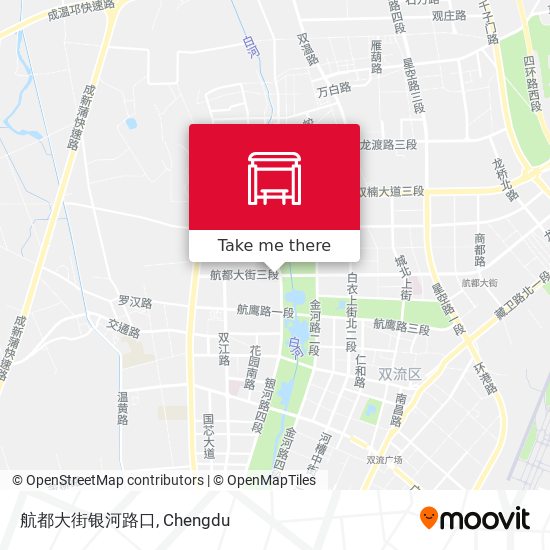 航都大街银河路口 map