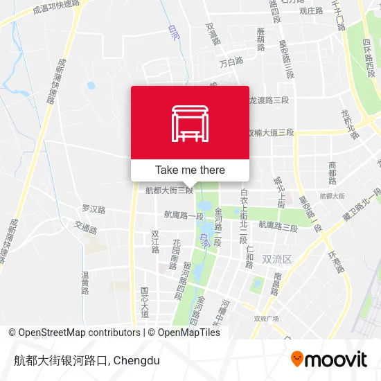航都大街银河路口 map