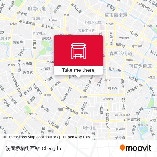 洗面桥横街西站 map