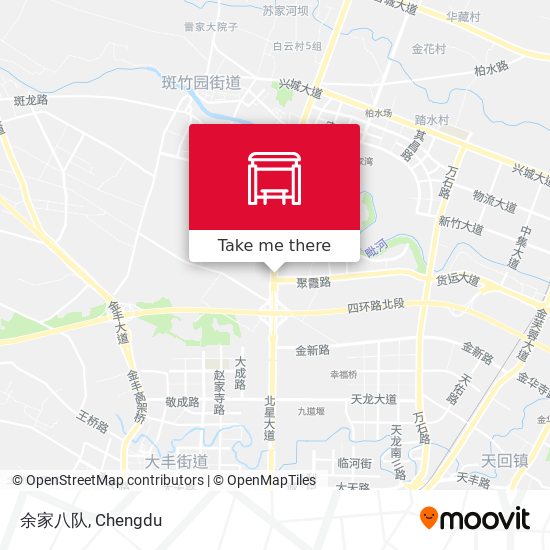余家八队 map